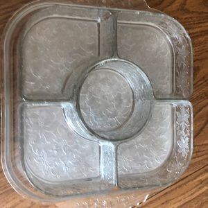 Veggie tray and dip set